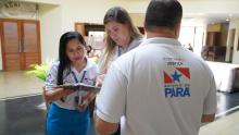 Equipe de fiscalização do Procon Pará 